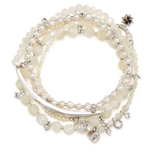 Supak Silver Beaded Bracelet